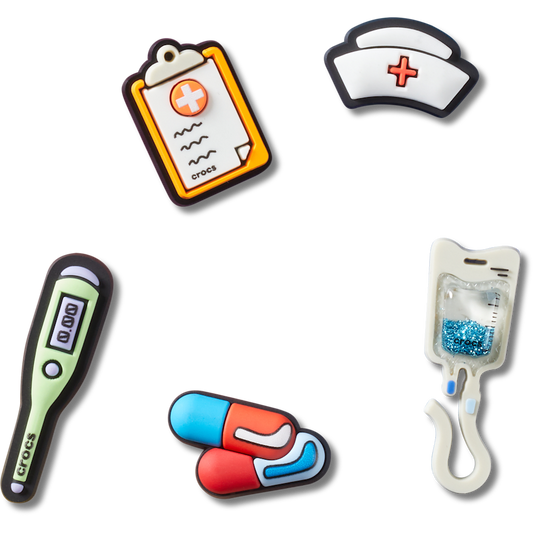 Women / Men Crocs - Healthcare 5 Pack Jibbitz™ charms