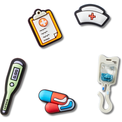 Crocs Healthcare 5 Pack Jibbitz™ charms Women|Men|Jibbitz™ Charms|Crocs at Work™