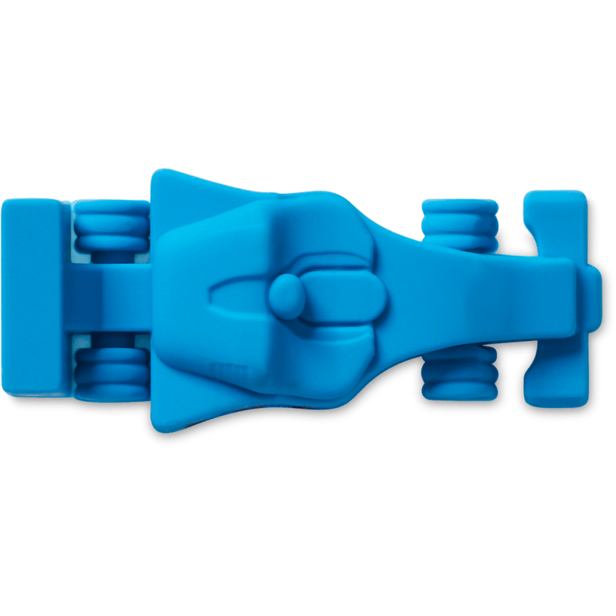 Women / Men Crocs - 3D Blue Race Car Jibbitz™ charms