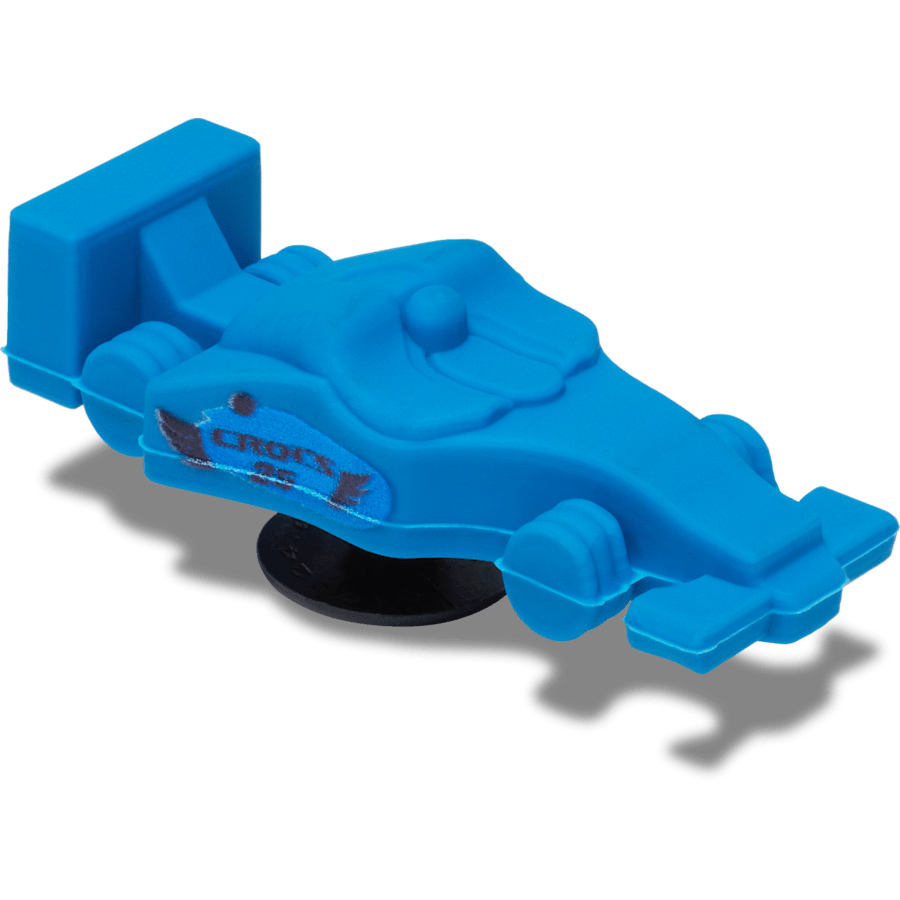 Women / Men Crocs - 3D Blue Race Car Jibbitz™ charms