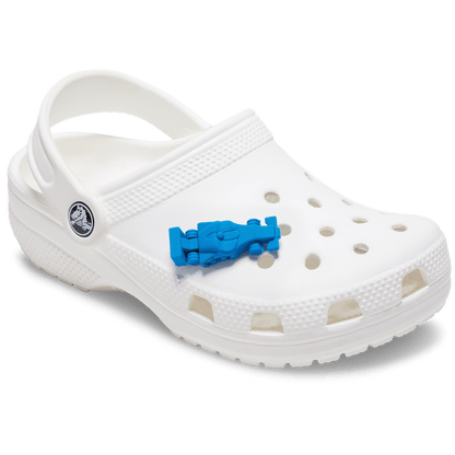 Women / Men Crocs - 3D Blue Race Car Jibbitz™ charms