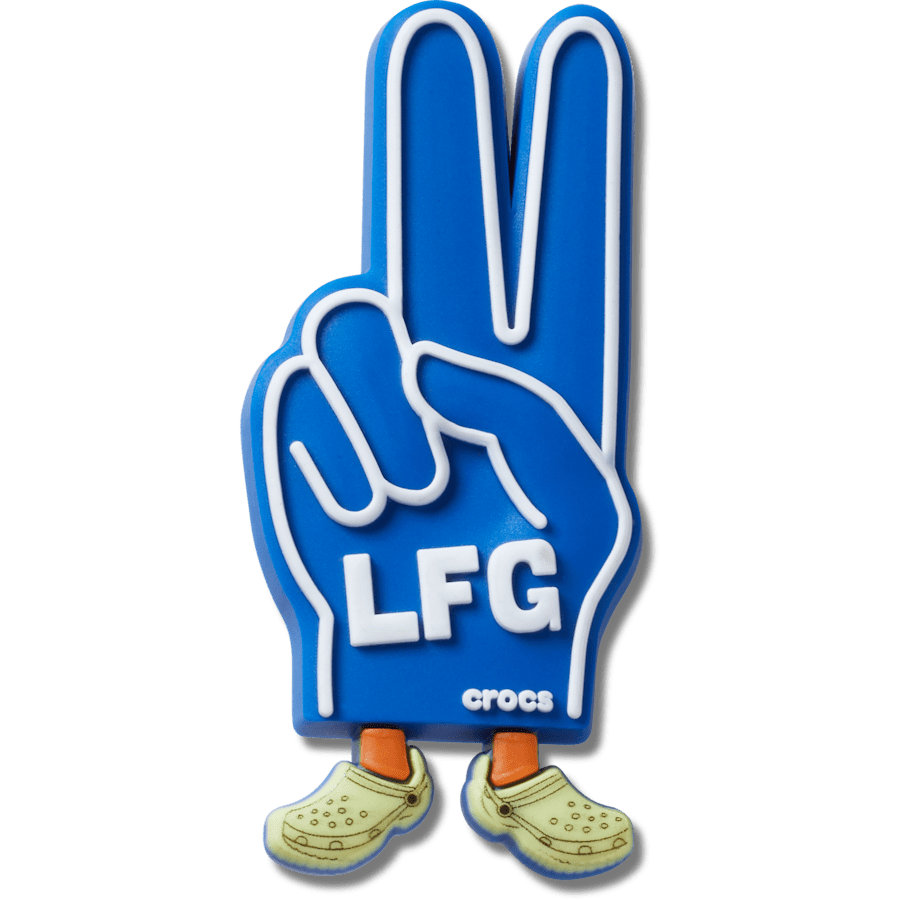 Women / Men Crocs - LFG Foam Peace Sign Jibbitz™ charms