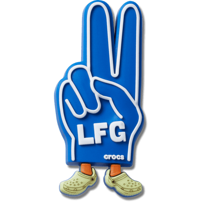 Women / Men Crocs - LFG Foam Peace Sign Jibbitz™ charms