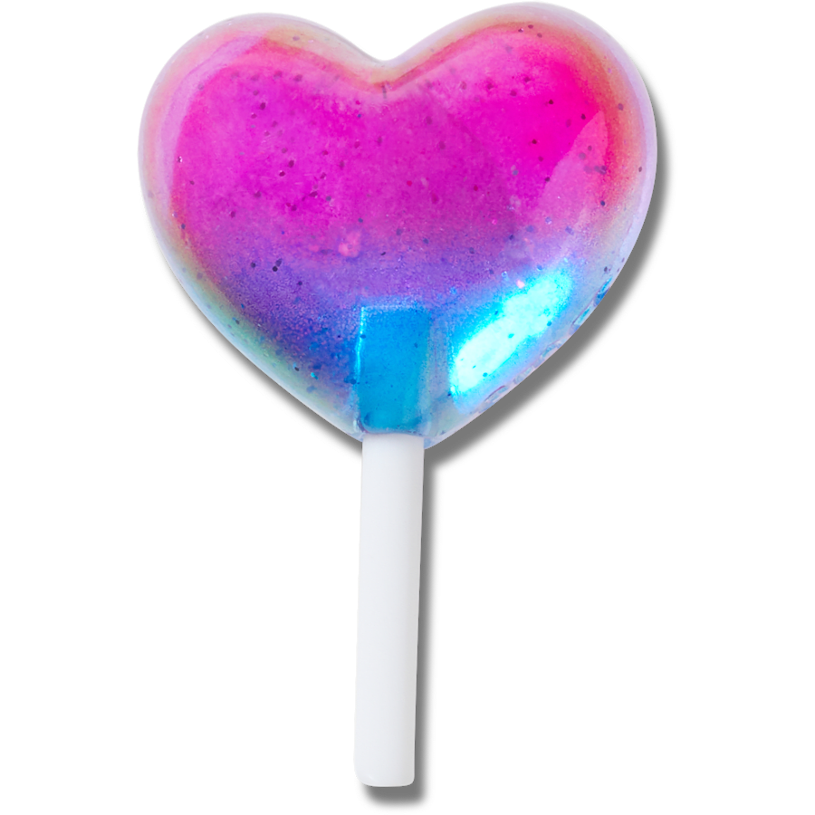 Women / Men Crocs - Jelly Heart Lollipop Jibbitz™ charms
