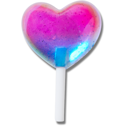 Women / Men Crocs - Jelly Heart Lollipop Jibbitz™ charms