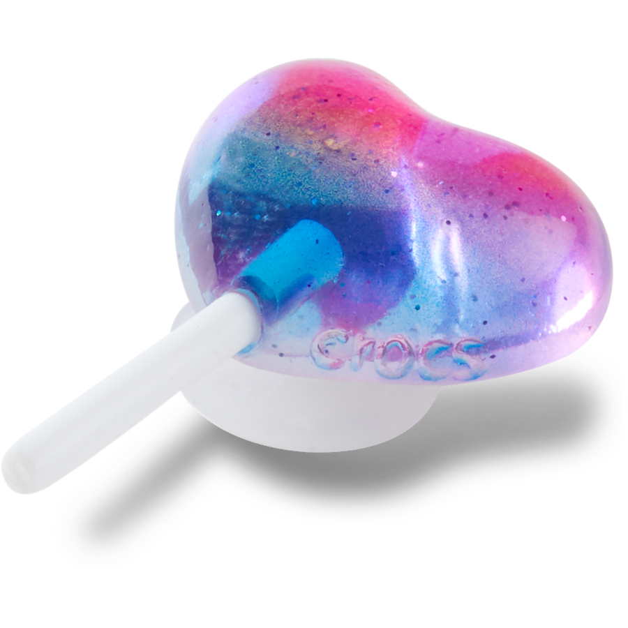 Women / Men Crocs - Jelly Heart Lollipop Jibbitz™ charms
