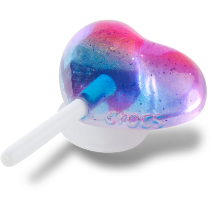 Women / Men Crocs - Jelly Heart Lollipop Jibbitz™ charms