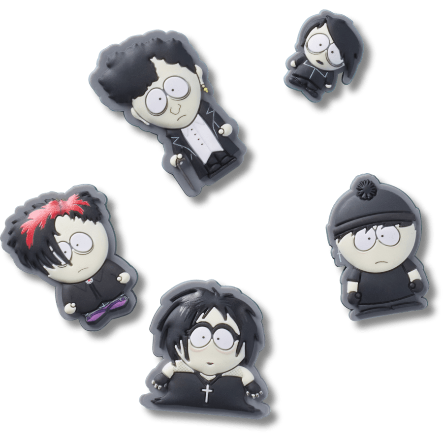 Women / Men / Kids Crocs - South Park Goth Kids 5 Pack Jibbitz Shoe Charm