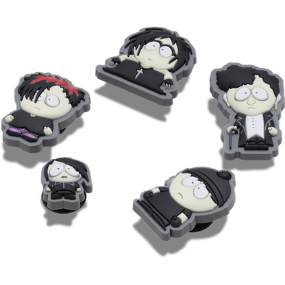 Women / Men / Kids Crocs - South Park Goth Kids 5 Pack Jibbitz Shoe Charm