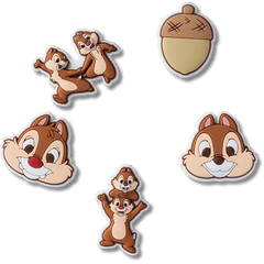 Crocs Disney Chip n Dale 5 Pack Jibbitz™ charms Women|Men|Kids|Jibbitz™ Charms