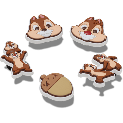 Women / Men / Kids Crocs - Disney Chip n Dale 5 Pack Jibbitz™ charms