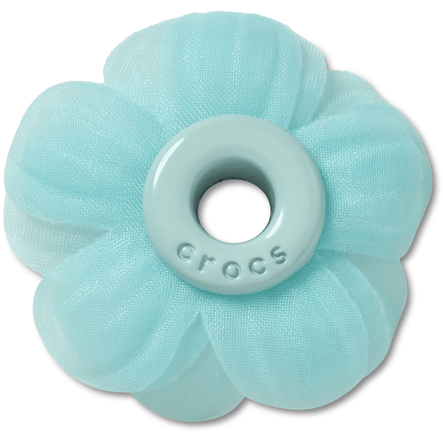 Women / Men Crocs - Blue Chiffon Grommet Jibbitz™ charms