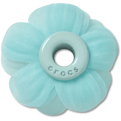Women / Men Crocs - Blue Chiffon Grommet Jibbitz™ charms