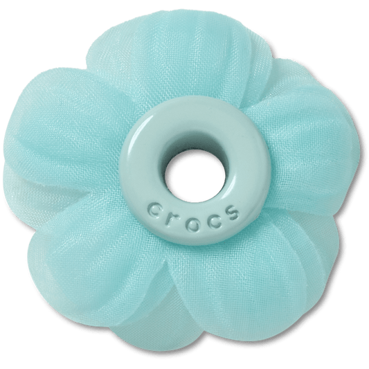 Women / Men Crocs - Blue Chiffon Grommet Jibbitz™ charms