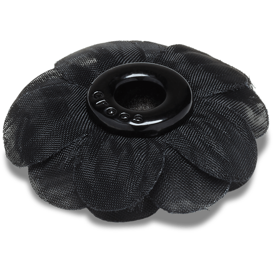 Women / Men Crocs - Black Chiffon Grommet Jibbitz™ charms