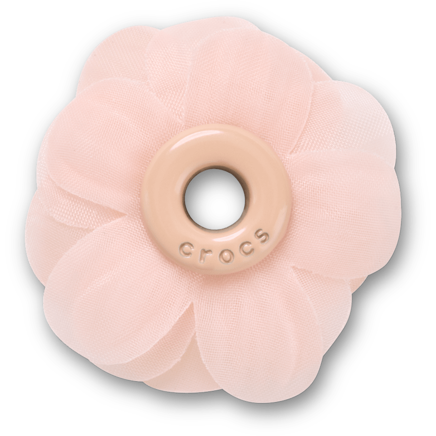 Women / Men Crocs - Pink Chiffon Grommet Jibbitz™ charms