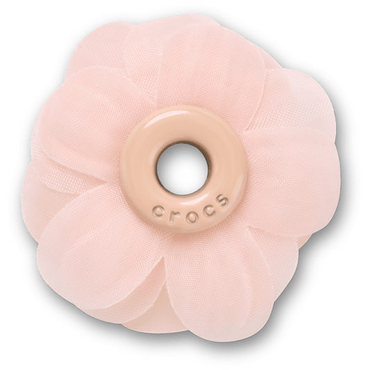 Women / Men Crocs - Pink Chiffon Grommet Jibbitz™ charms