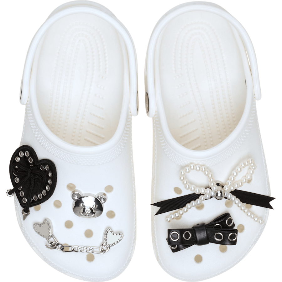 Women / Men Crocs - Indie Luxe Silver 5 Pack Jibbitz™ charms