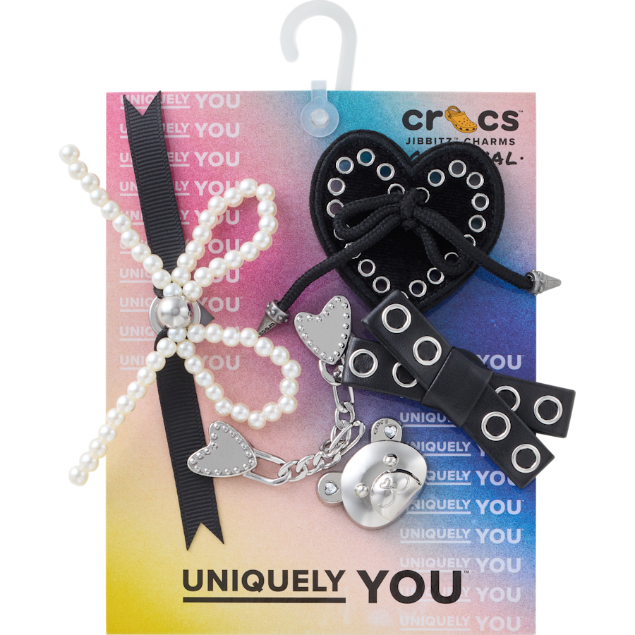 Women / Men Crocs - Indie Luxe Silver 5 Pack Jibbitz™ charms