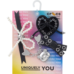 Crocs Indie Luxe Silver 5 Pack Jibbitz™ charms Women|Men|Jibbitz™ Charms