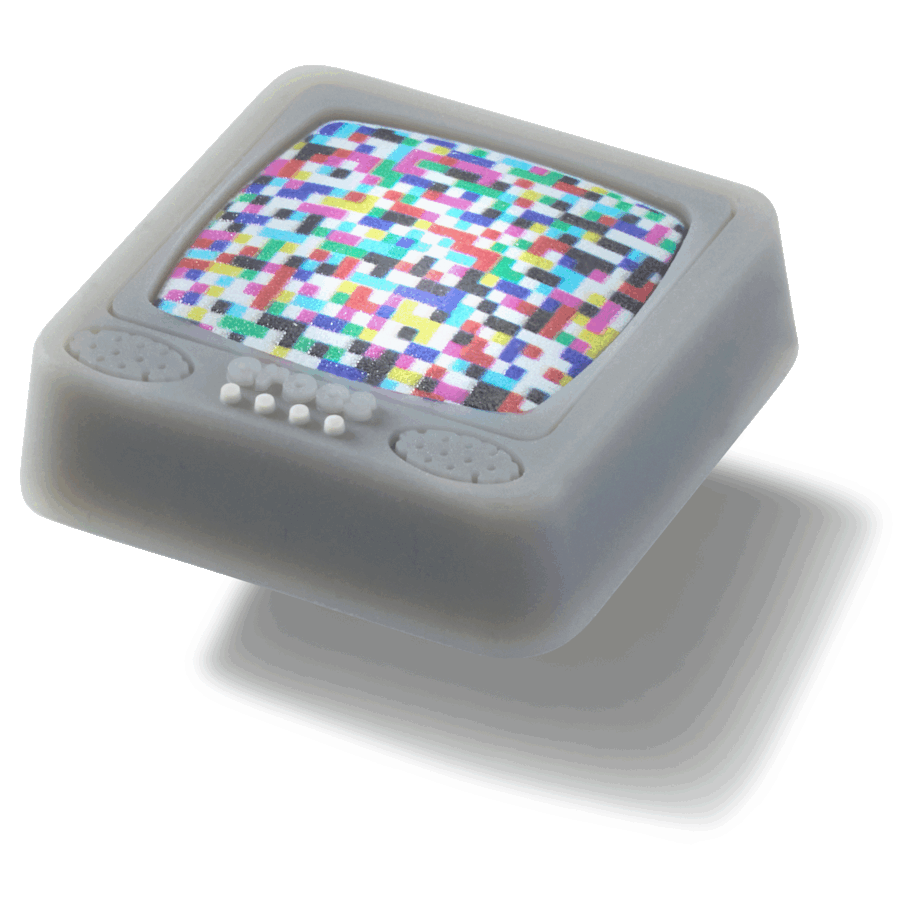 Women / Men Crocs - Lights Up Pixelated TV Jibbitz™ charms