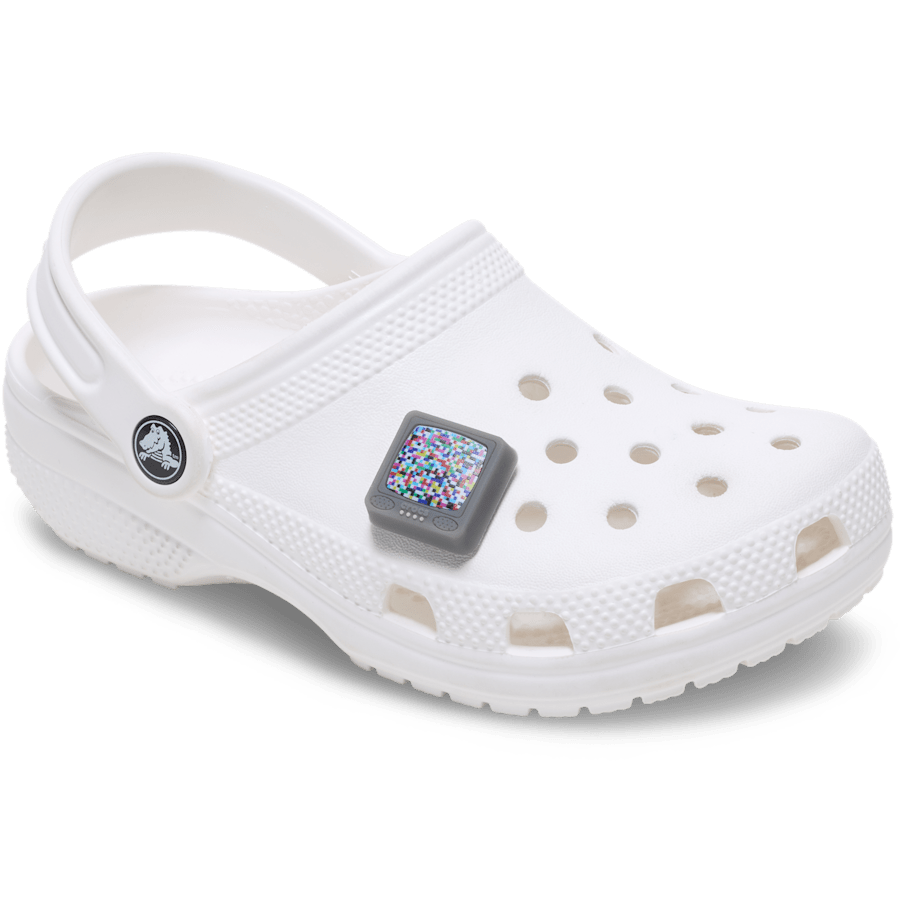 Women / Men Crocs - Lights Up Pixelated TV Jibbitz™ charms