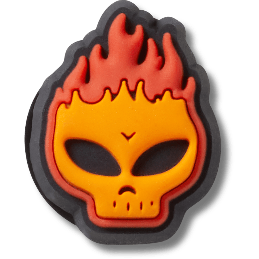 Women / Men Crocs - Flaming Skull Jibbitz™ charms