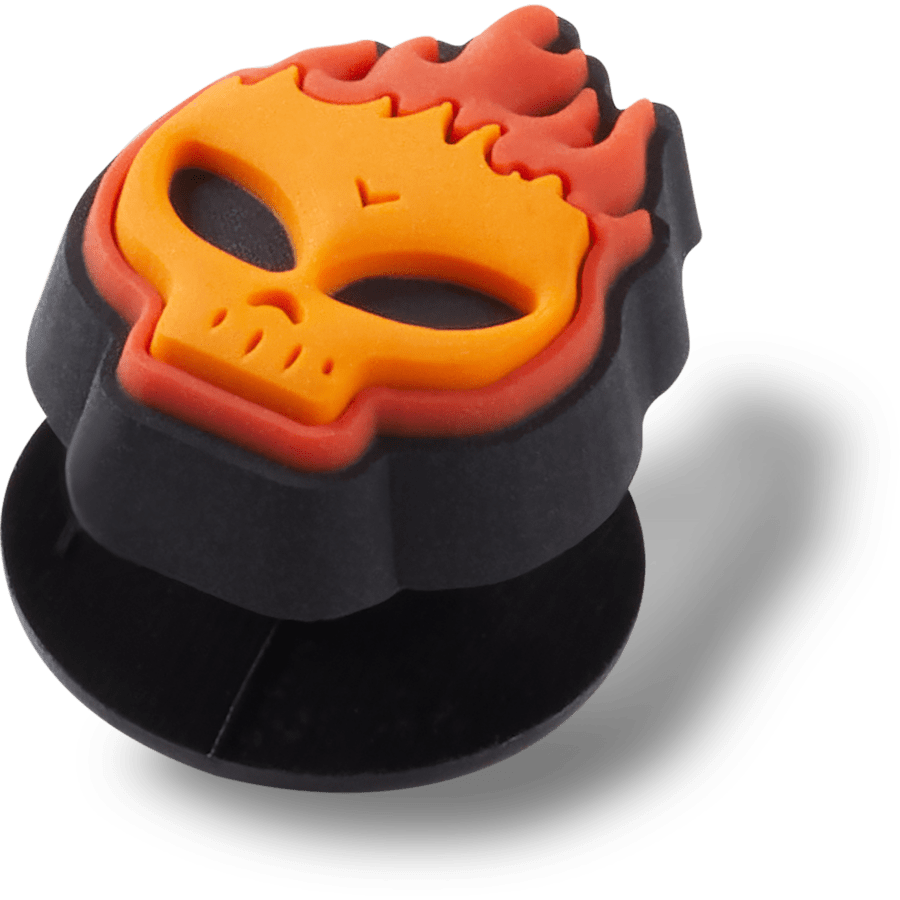 Women / Men Crocs - Flaming Skull Jibbitz™ charms