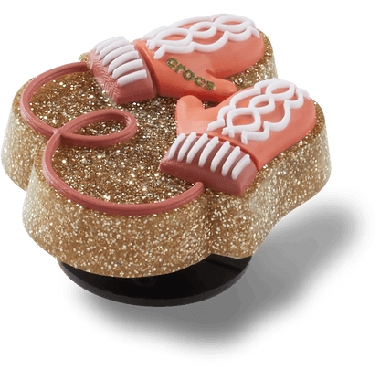 Women / Men Crocs - Glitter Pink Mittens Jibbitz™ charms