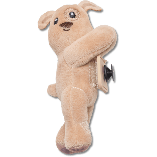 Women / Men / Kids Crocs - Huggitz Brown Puppy Jibbitz Shoe Charm