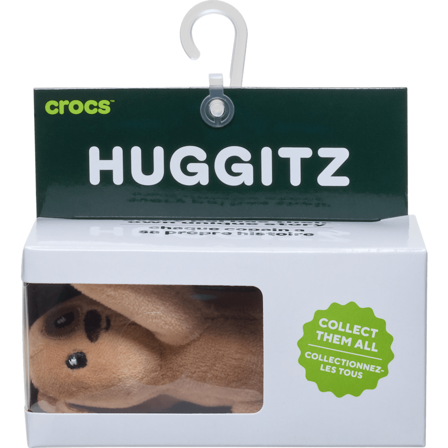 Women / Men / Kids Crocs - Huggitz Brown Puppy Jibbitz Shoe Charm