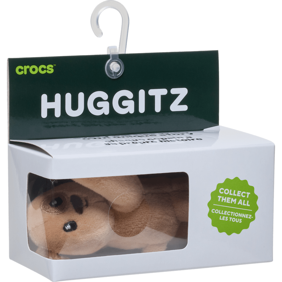Women / Men / Kids Crocs - Huggitz Brown Puppy Jibbitz Shoe Charm
