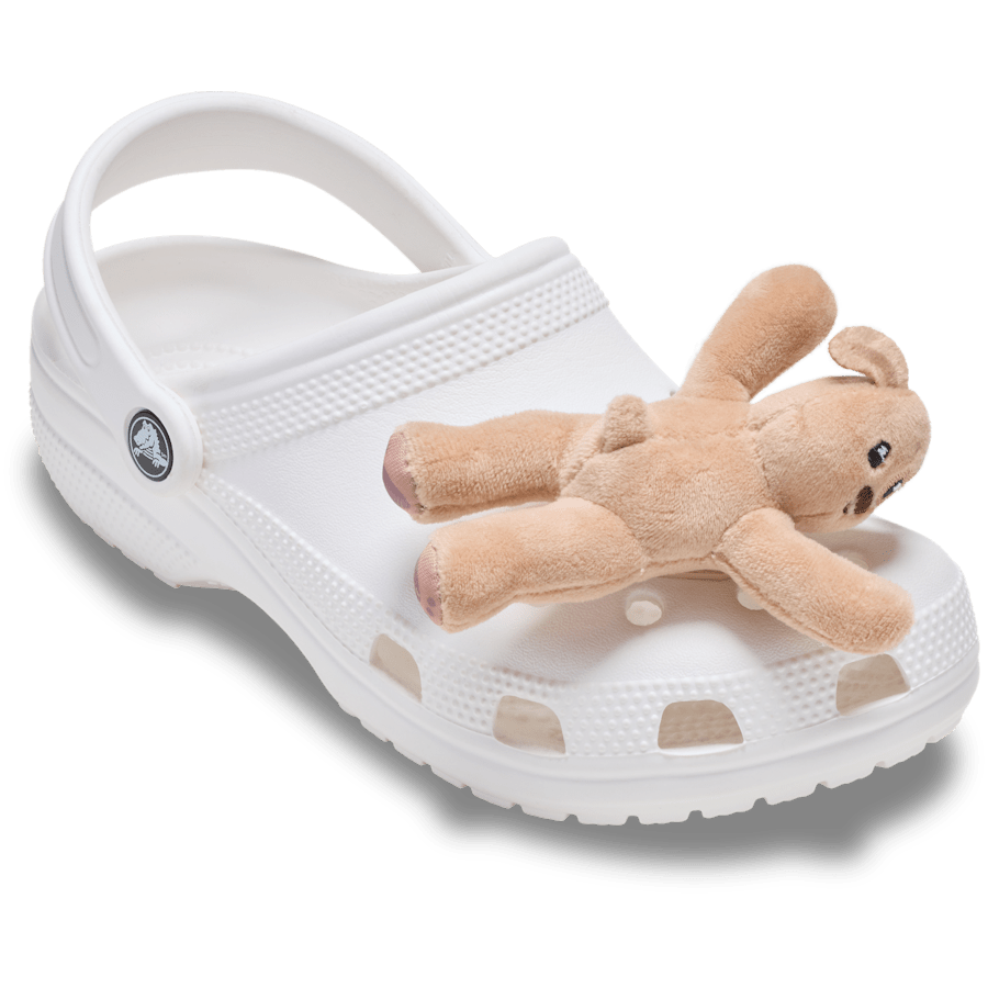 Women / Men / Kids Crocs - Huggitz Brown Puppy Jibbitz Shoe Charm