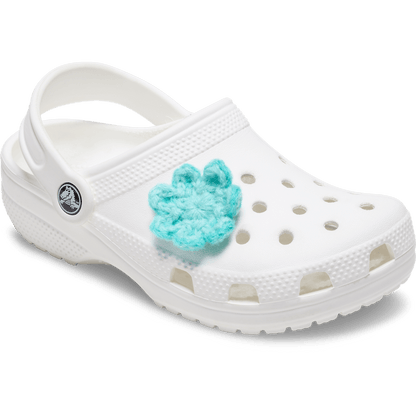 Women / Men Crocs - Crochet Blue Flower Jibbitz™ charms