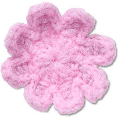 Women / Men Crocs - Crochet Light Pink Flower Jibbitz™ charms