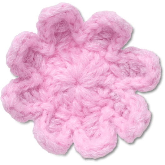 Women / Men Crocs - Crochet Light Pink Flower Jibbitz™ charms