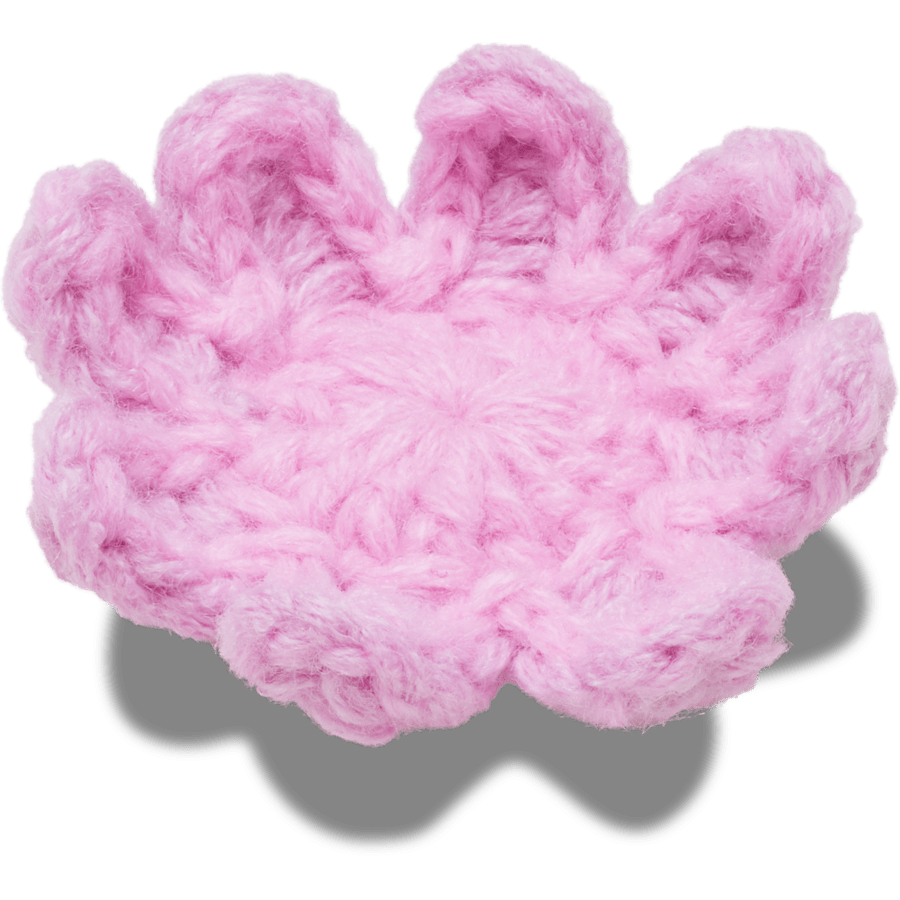 Women / Men Crocs - Crochet Light Pink Flower Jibbitz™ charms