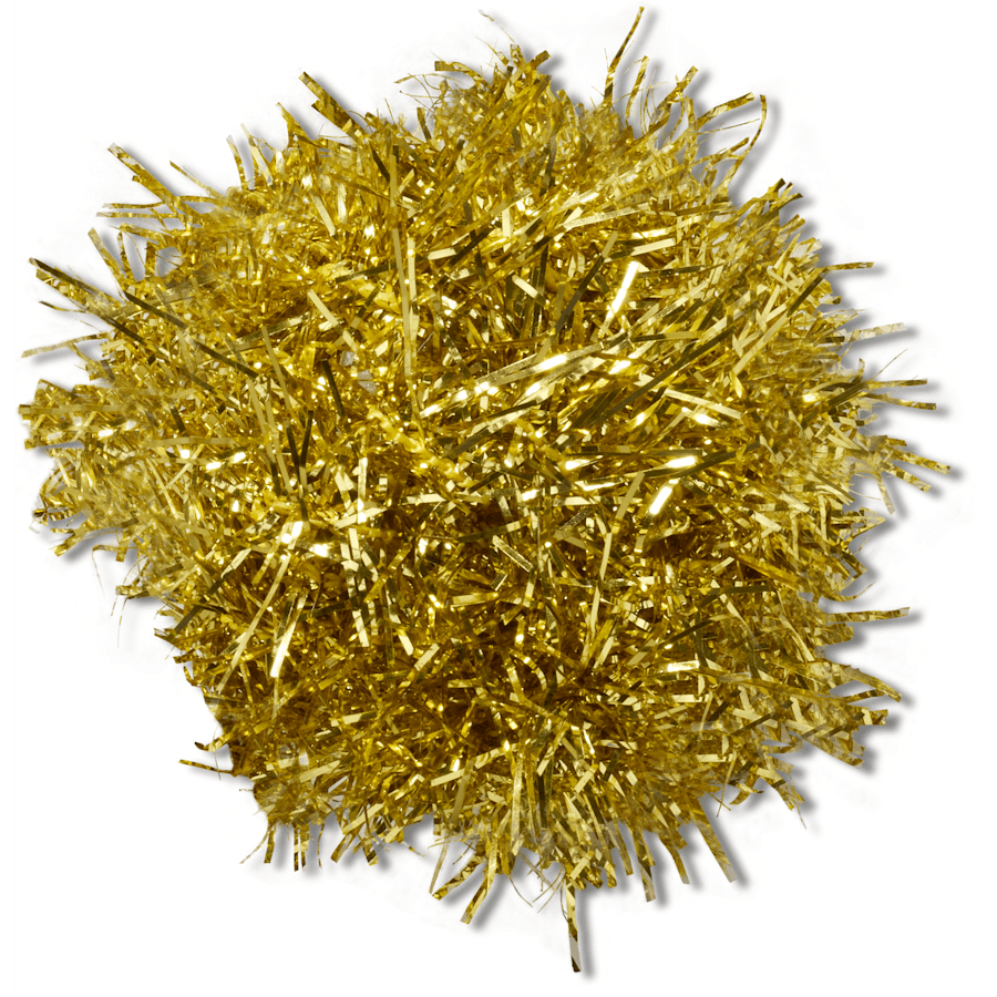 Women / Men Crocs - Gold Tinsel Pom Jibbitz™ charms