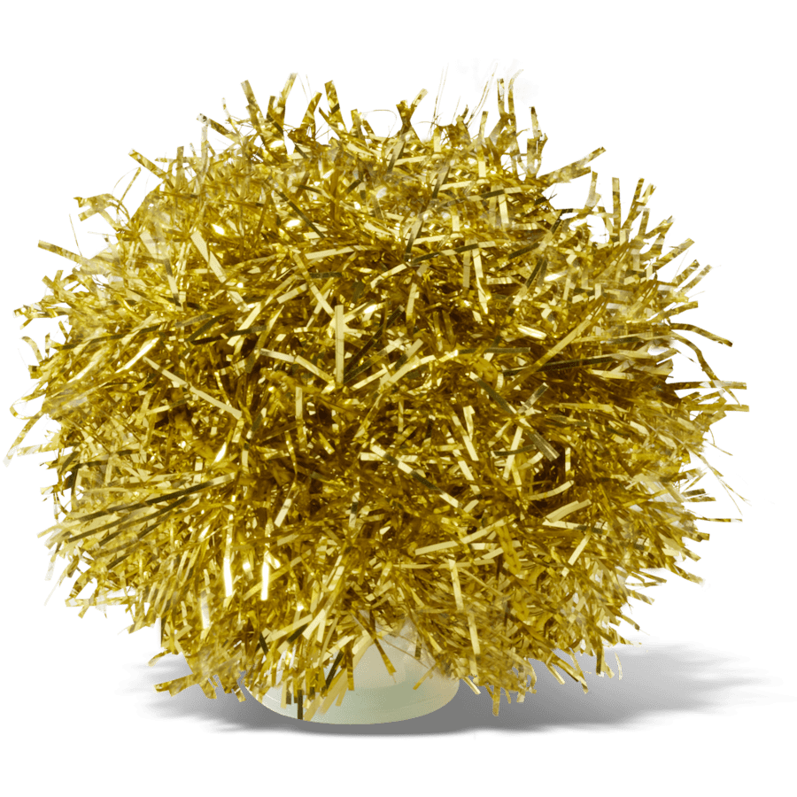 Women / Men Crocs - Gold Tinsel Pom Jibbitz™ charms