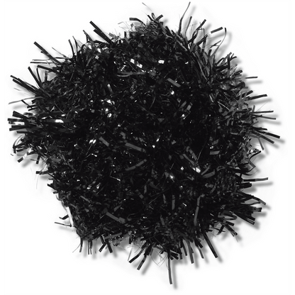 Women / Men Crocs - Black Tinsel Pom Jibbitz™ charms
