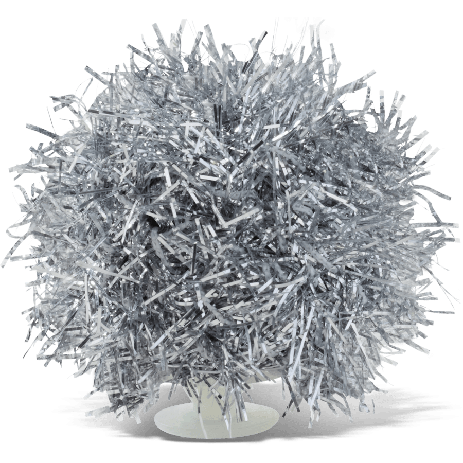 Women / Men Crocs - Silver Tinsel Pom Jibbitz™ charms