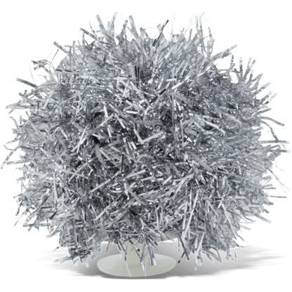 Women / Men Crocs - Silver Tinsel Pom Jibbitz™ charms