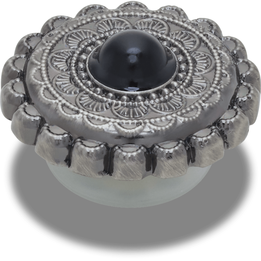 Women / Men Crocs - Silver and Black Emblem Jibbitz™ charms