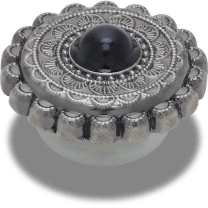Women / Men Crocs - Silver and Black Emblem Jibbitz™ charms
