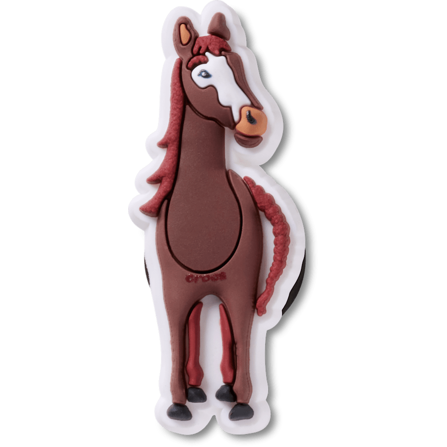 Women / Men Crocs - Brown Horse Jibbitz™ charms