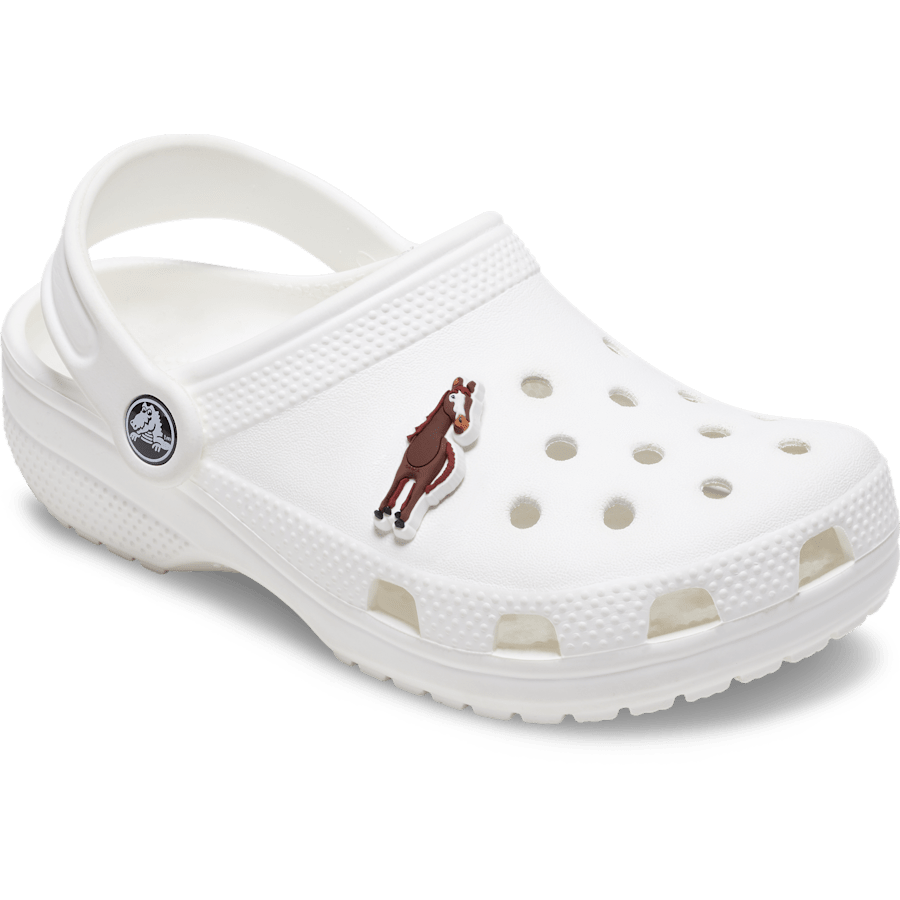 Women / Men Crocs - Brown Horse Jibbitz™ charms