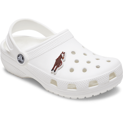 Women / Men Crocs - Brown Horse Jibbitz™ charms