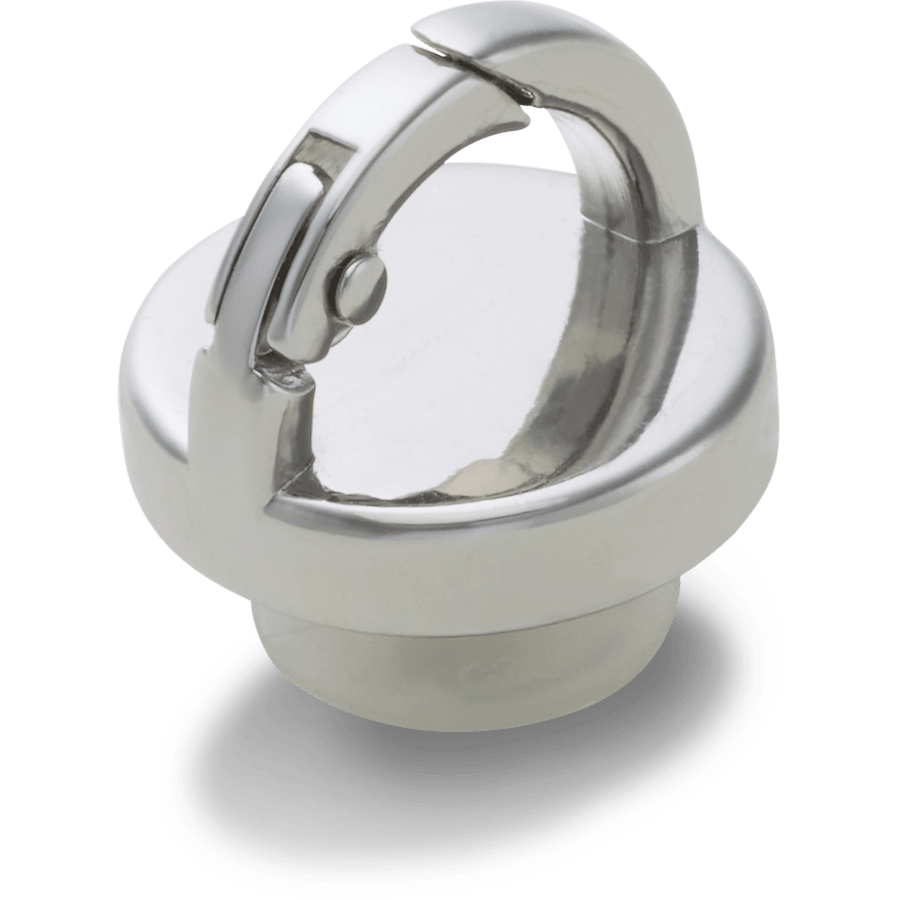 Women / Men Crocs - Silver Interchangeable Stud Jibbitz™ charms