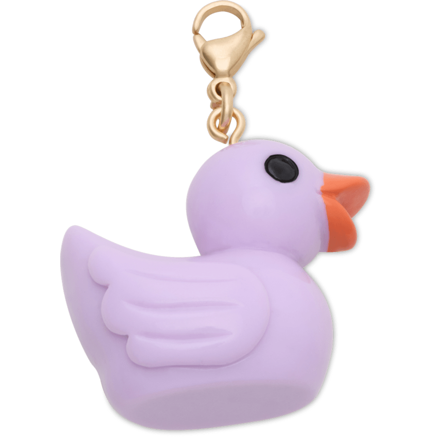 Women / Men / Kids Crocs - Purple Rubber Duck Charm Jibbitz Shoe Charm
