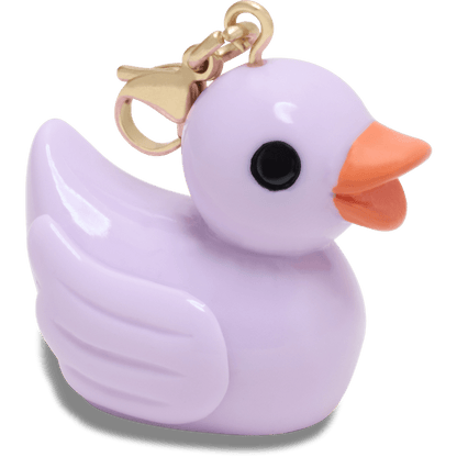 Women / Men / Kids Crocs - Purple Rubber Duck Charm Jibbitz Shoe Charm
